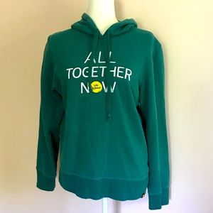 Life is Good Green Hoodie Size Medium